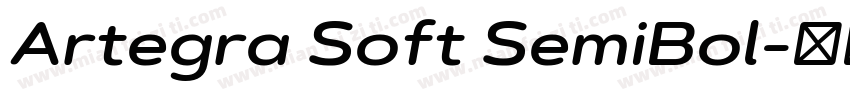 Artegra Soft SemiBol字体转换